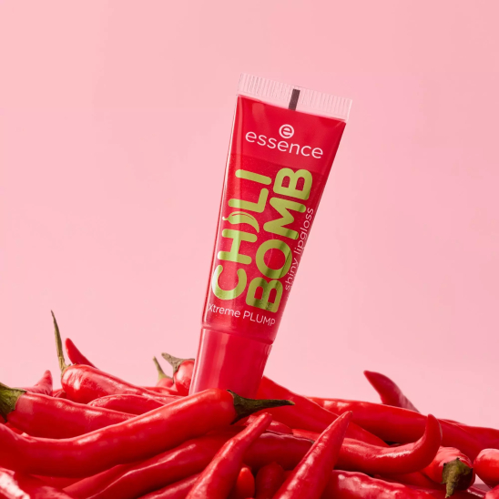 Блеск для губ Chili Bomb shiny lipgloss, 01 Strawberry Salsa - 6