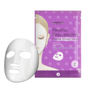 Absolute New York - Тканевая маска для лица омолаживающая Facial Mask Rewind Rejuvenating