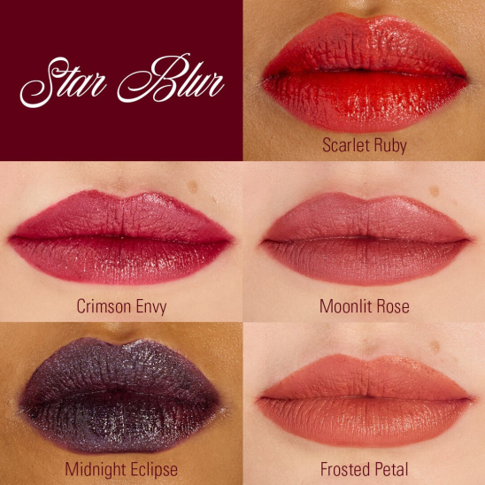 Жидкая матовая помада для губ Star Blur Shimmer Matte, Scarlet Ruby - 4