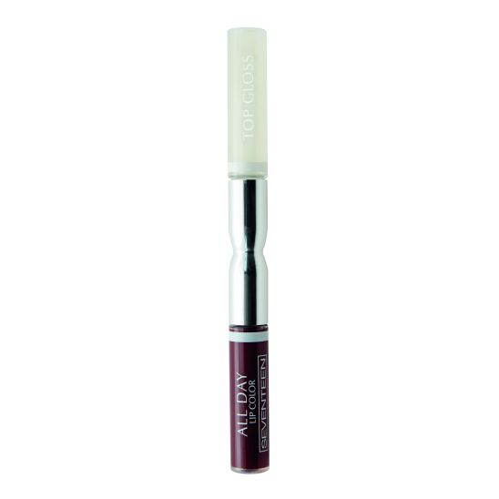 Жидкая стойкая помада-блеск All day lip color & top gloss, 39 бурый - 1
