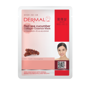Dermal - Тканевая маска Red Sea Cucumber Collagen Essence Mask, морской женьшень и коллаген, 23 г