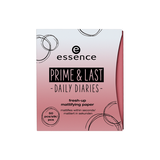Prime & last daily diaries - матирующие салфетки - fresh-up mattifying paper - 01 slay all day - 1