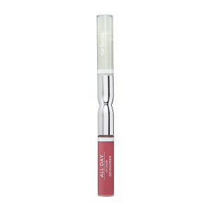 Seventeen - Жидкая стойкая помада-блеск All day lip color & top gloss, 74 розовый нюд