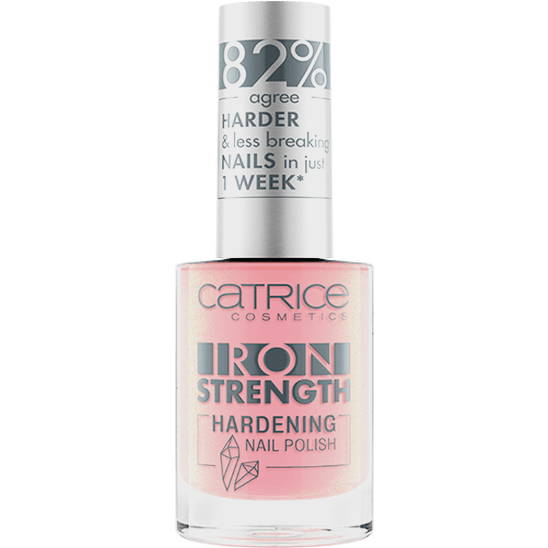 Лак для ногтей укрепляющий Iron Strength Hardening Nail Polish, 03 Lovely Rose Quartz розовый - 1