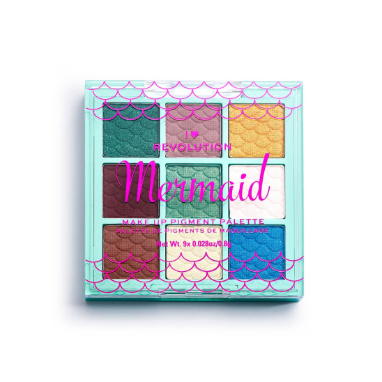 Палетка пигментов для лица Mermaid Make Up Pigment Palette - 1