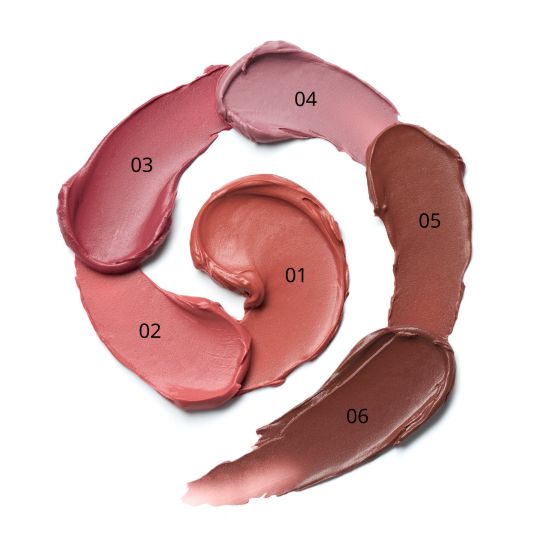 Кремовый бальзам для губ Biur souffl? sheer nude lip balm, 01 Nude Beige - 5
