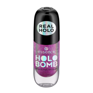 essence - Лак для ногтей с оригинальным эффектом Holo Bomb, 02 Holo Moly8 мл
