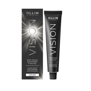 Ollin Professional - Крем-краска для бровей и ресниц Черный20 мл