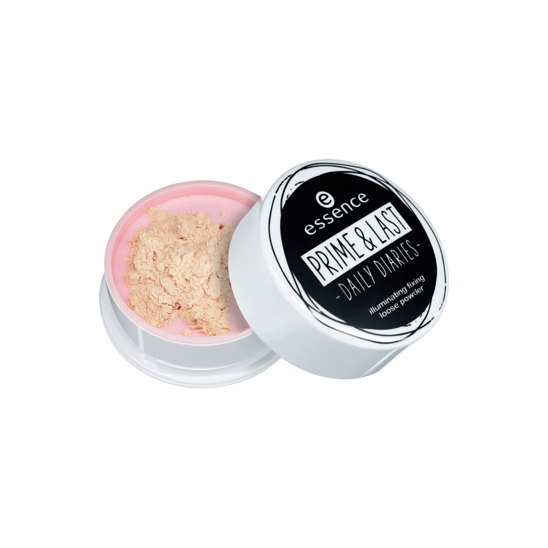 Prime & last daily diaries - рассыпчатая фиксирующая пудра-люминайзер - illuminating fixing loose powder - 01 glow for it! - 2