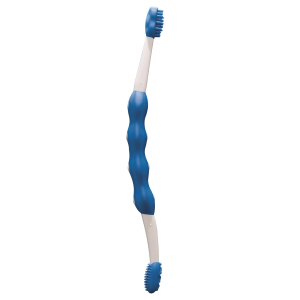 MAM - Massaging Brush Зубная щетка 3+ месяцев, голубая