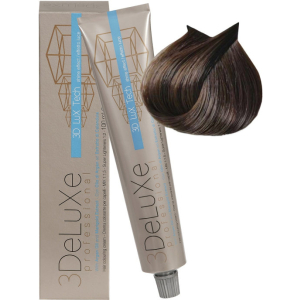 3Deluxe Professional - 6.7 Крем-краска для волос Светлый коричневый кашемир100 мл