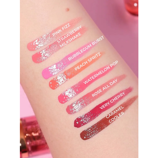 Румяна жидкие Super Dewy Blush Burst, Strawberry Milkshake Cool Pink - 5