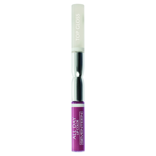 Жидкая стойкая помада-блеск All day lip color & top gloss, 11 Пастельная слива - 1