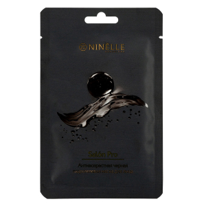 Ninelle - Гидрогелевая антивозрастная маска для лица Salon Pro черная23 г