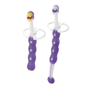 MAM - Learn To Brush Set зубные щетки, фиолетовая 2 шт.