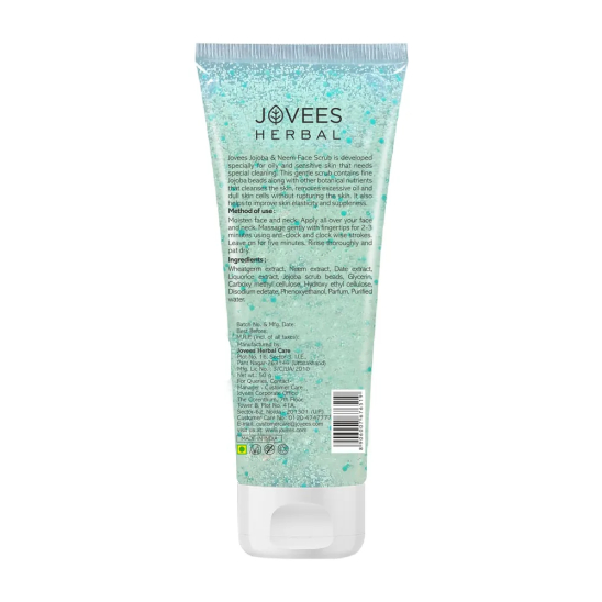 Скраб для лица Jojoba & Neem Face Scrub - 2