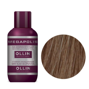Ollin Professional - Ollin Megapolis - 9/31 блондин золотисто-пепельный 3*50мл - Безаммиачный масляный краситель для волос