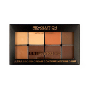 Makeup Revolution - Палетка для контурирования кремовая - HD Pro Cream Contour - Medium Dark