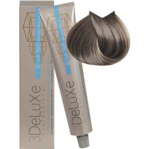 3Deluxe Professional - 8.1 Крем-краска для волос Светлый блондин пепельный100 мл
