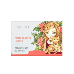 Limoni - Салфетки матирующие для лица Matte Blotting Papers Pink, 80 шт