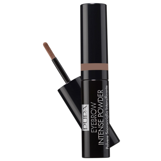 Пудра для бровей Eyebrow Intense Powder, 002 Коричневый - 1