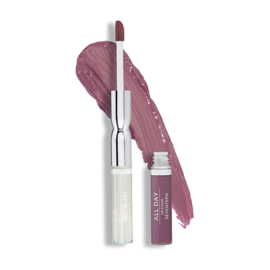 Жидкая стойкая помада-блеск All day lip color & top gloss, 11 - 1