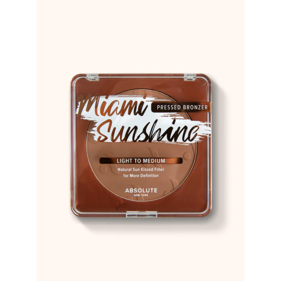 Бронзер Miami Sunshine Pressed Bronzer, Light to medium - 1
