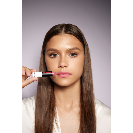 Устойчивая матовая губная помада SPF 15 Matte Lasting Lipstick, 48 розовая долина - 4