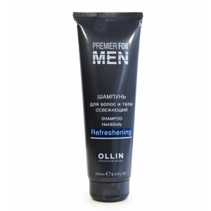 Ollin Professional - Premier For Men Шампунь для волос и тела освежающий250 мл