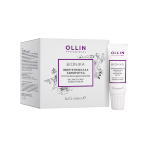 Ollin Professional - Энергетическая сыворотка против выпадения волос - 6х15мл