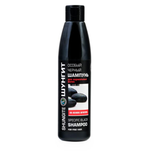 Shungite - Особый черный шампунь «Для нормальных волос», 330 мл