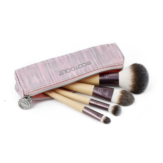 Набор из кистей для макияжа и косметички Holiday shine essentials travel kit - 5