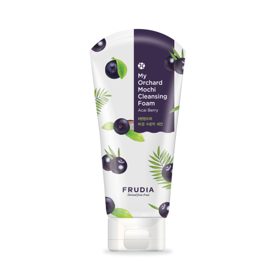 Очищающая пенка для лица с ягодами асаи My Orchard Acai Berry Mochi Cleansing Foam - 1