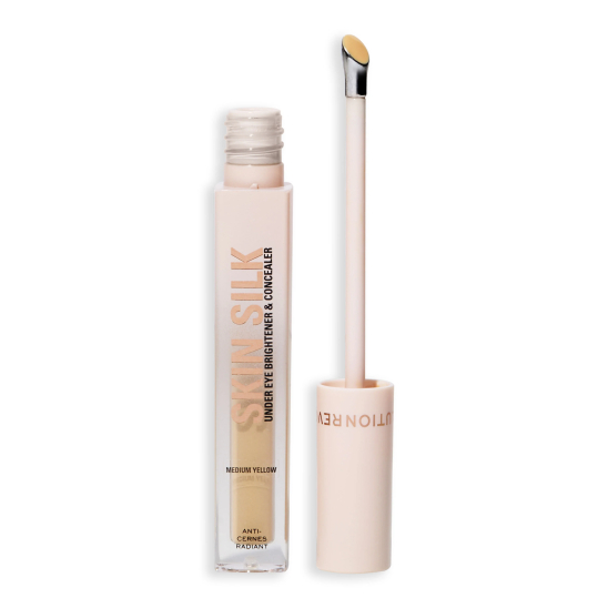 Консилер для кожи вокруг глаз Skin Silk Radiant Serum Under Eye Brightener & Concealer, Medium Yellow - 2