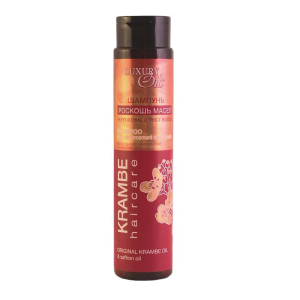 Luxury Oils - Шампунь Krambe Haircare Укрепление и рост волос с органическими маслами крамбе и шафрана350 мл