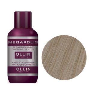 Ollin Professional - Ollin Megapolis - 10/73 светлый блондин коричнево-золотистый 3*50мл - Безаммиачный масляный краситель для волос
